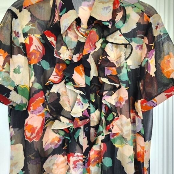Ralph Lauren Floral Short-sleeve blouse + Skirt - Picture 6 of 8